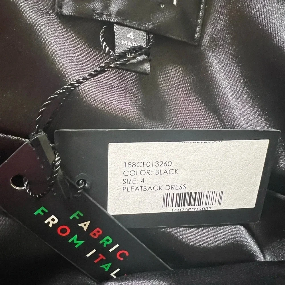 Milly black and white retro baby doll cocktail dress size 4 - Picture 9 of 13